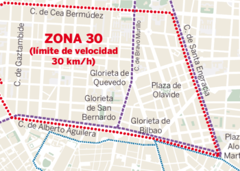 La Asociación Vecinal El Organillo rechaza las actuaciones del proyecto “Chamberí Zona 30”