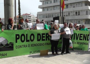 Aplazan la vista para el desahucio de una familia de Vigo tras las movilizaciones