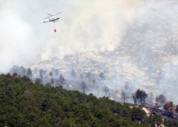 Amanece otra vez incendiada la Sierra de Gredos