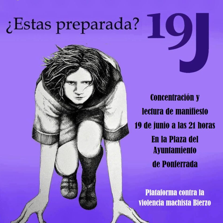 El PCE apoya las acciones “19-J Alerta Feminista” en El Bierzo