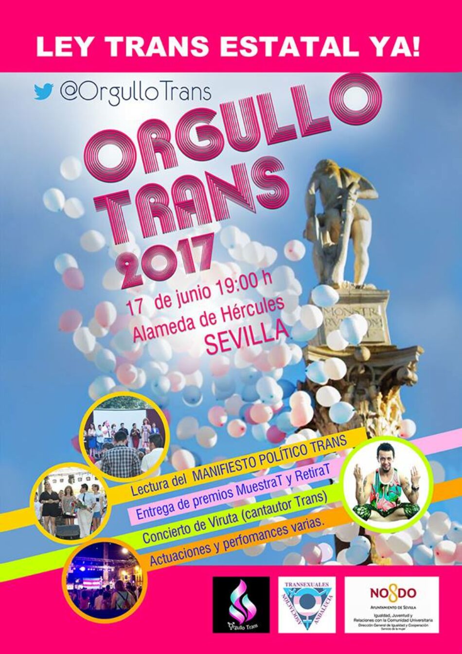 Orgullo Trans: «¡Ley Trans Estatal YA !»