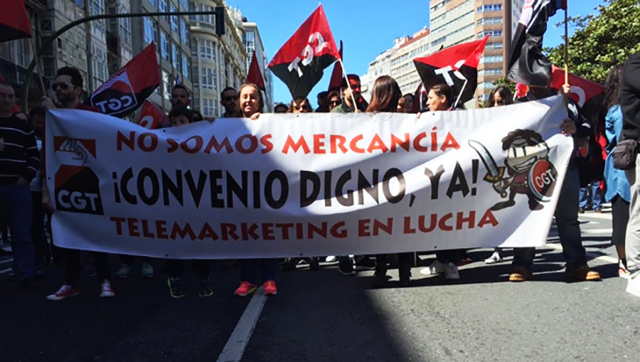 La CGT condena el próximo convenio colectivo de Call Center suscrito La CGT condena el próximo convenio colectivo de Call Center suscrito