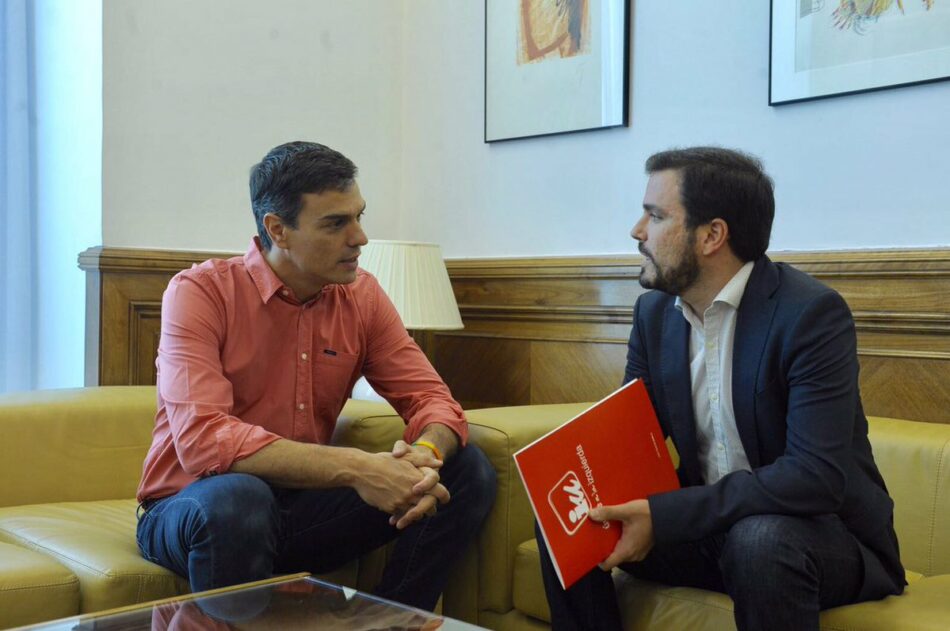 Garzón pide a Sánchez que «no se deje instrumentalizar» por el PP en la campaña emprendida contra los ediles madrileños Sánchez Mato y Celia Mayer