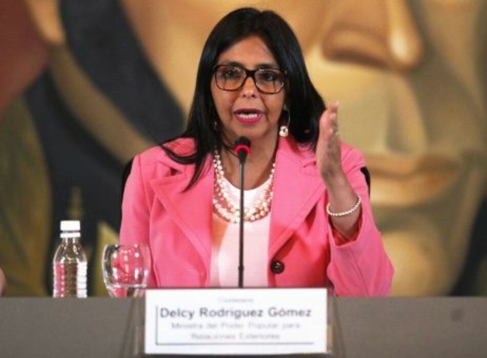 Delcy Rodríguez afirma que la OEA no podrá con Venezuela