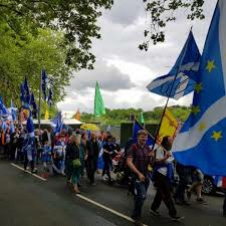 Glasgow reclama la independencia de Escocia