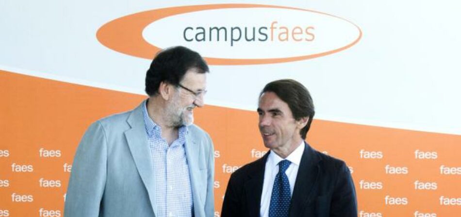 La fundación de Aznar, FAES, apela al miedo ante el posible entendimiento entre Unidos Podemos y el PSOE: «quieren reconstruir al enemigo»
