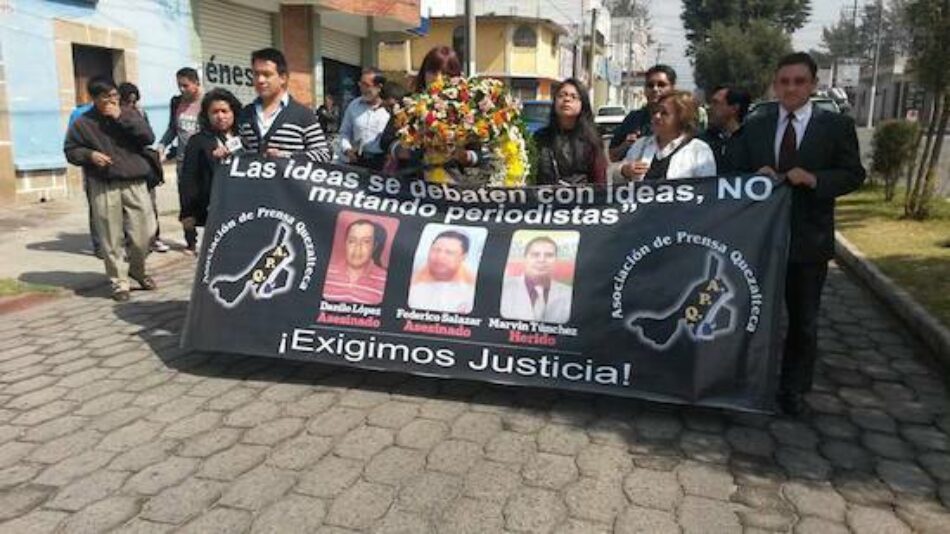 Guatemala. Asesinan a periodista Álvaro Aceituno