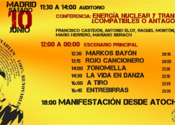 Gran manifestación hispano-lusa en Madrid para exigir el cierre nuclear