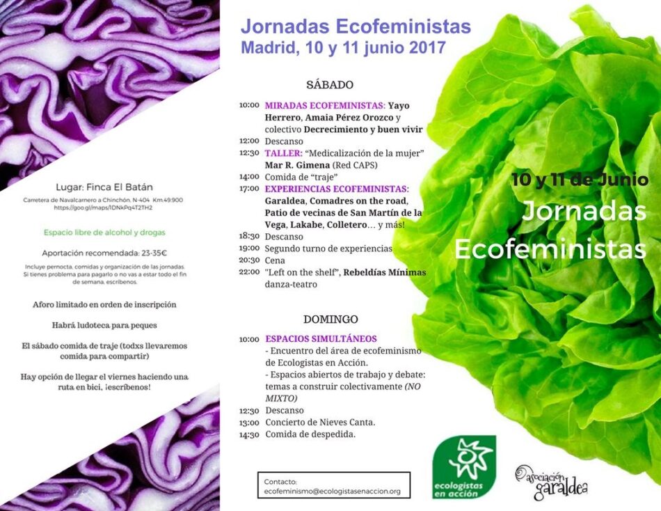 Ecologistas en Acción celebra sus primeras jornadas ecofeministas