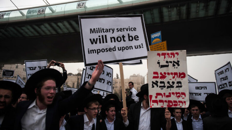 Judíos ortodoxos invitan a matar a oficiales israelíes
