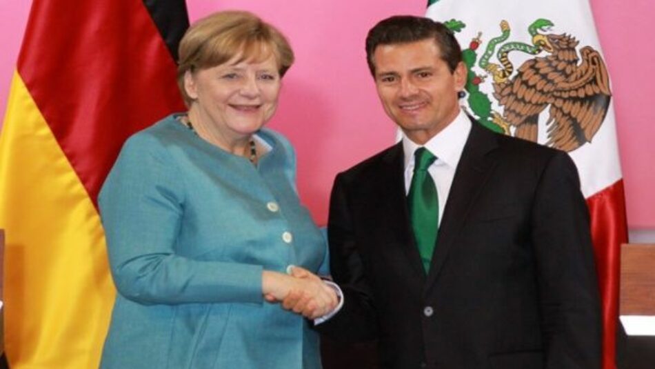 Merkel y Peña Nieto unen fuerzas por el libre comercio