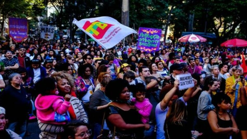 Mujeres brasileñas también dicen en masa «Fuera Temer»