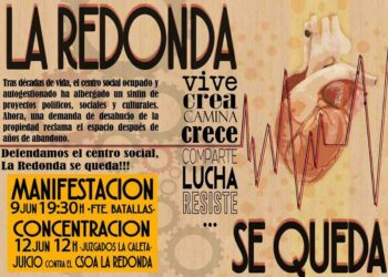 Convocatorias y actividades en defensa del CSOA La Redonda