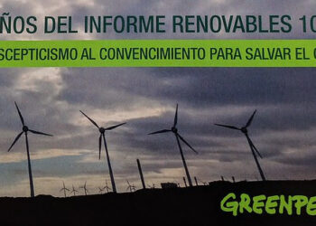 Greenpeace recuerda al Gobierno que el mayor reto medioambiental es el cambio climático y le reclama que lidere la revolución renovable