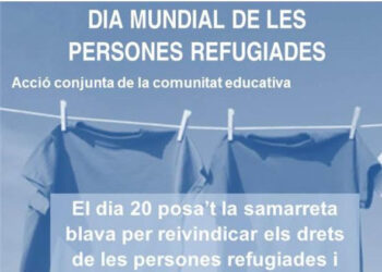 Acció Conjunta 20 de Juny: De blau per les refugiades