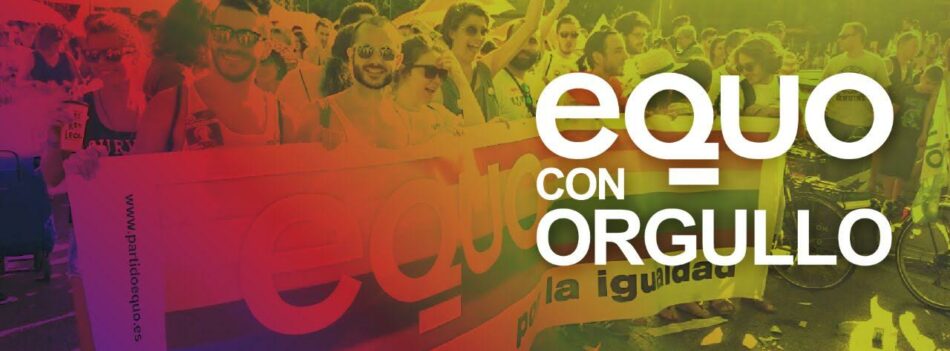 EQUO reclama leyes efectivas para garantizar los Derechos LGTBI