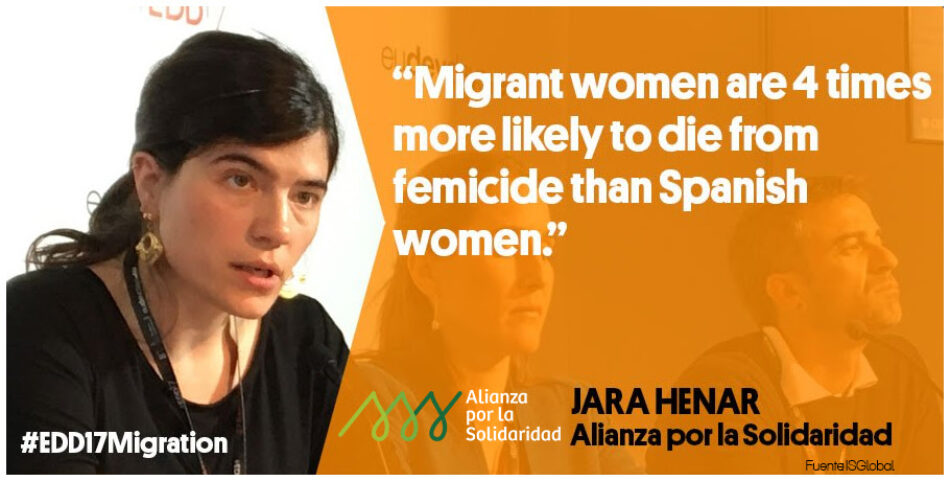 Alianza por la Solidaridad denuncia en Bruselas la falta de protección de los derechos de las mujeres migrantes