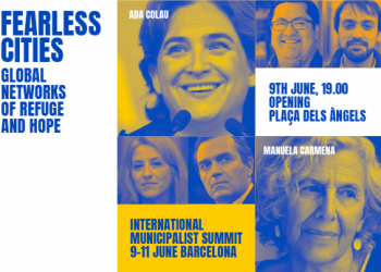 Naomi Kleim, José Mujica i Yannis Varoufakis donen suport a la Trobada “Ciutats sense por”