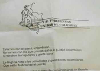 Ganemos Córdoba denuncia las amenazas de muerte que sufren  refugiados políticos colombianos en territorio español