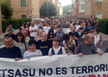 CGT muestra su apoyo a los jóvenes encarcelados tras el montaje policial de Altsasu