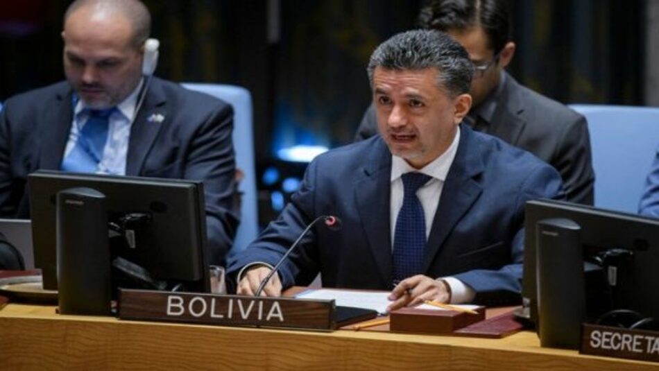 Bolivia exhorta a reformar Consejo de Seguridad de ONU