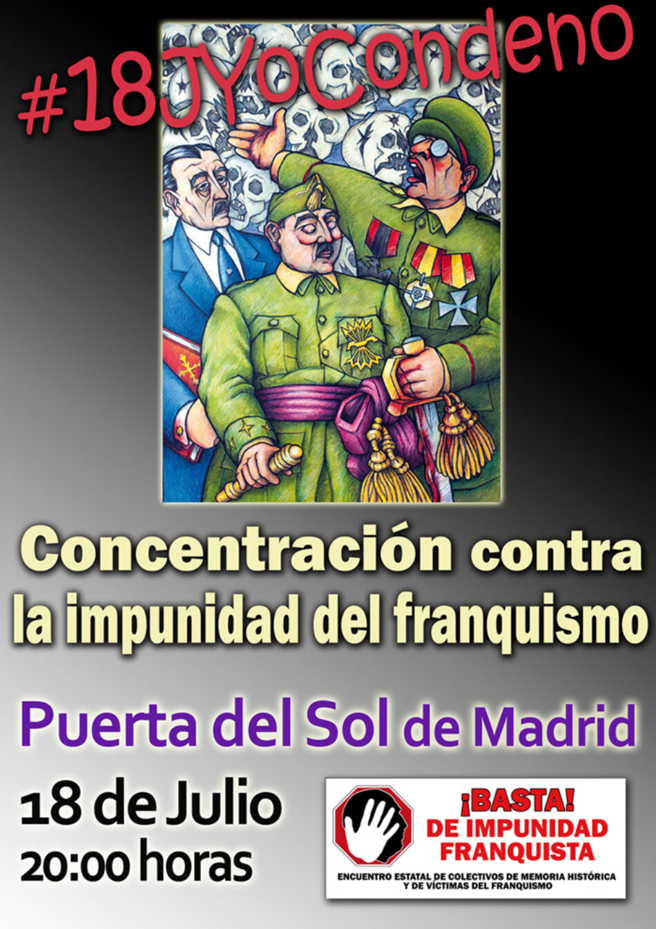 Convocatoria de Concentración: #18JYoCondeno