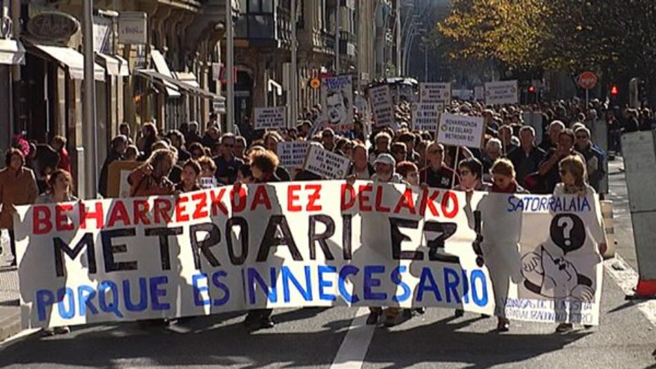 Arartekoak gaitzetsi egin du Donostiako Metro pasantearen inguruan herri galdeketa bat egiteko eskaerari Gipuzkoako Diputazioak eman zion ezezkoa