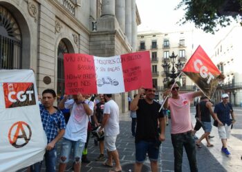 Éxito de la huelga en el bicing de Barcelona