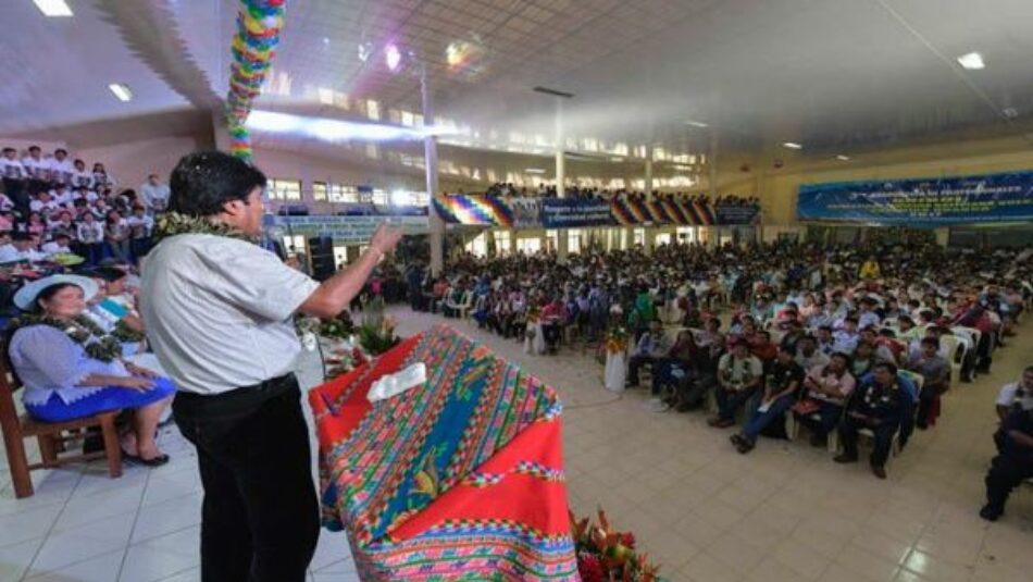 «Ya no estamos en tiempos de imperios, son tiempos de pueblos», destaca Morales