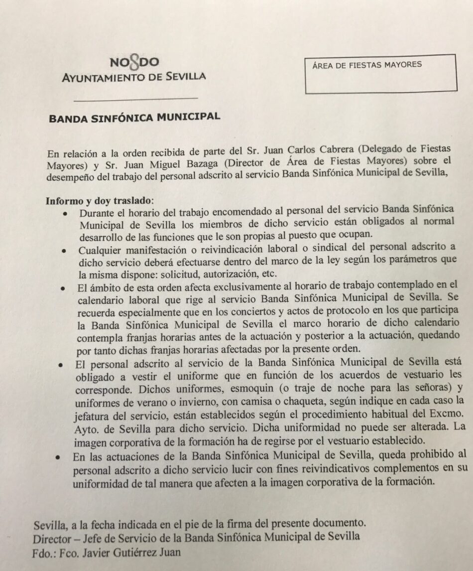 Participa califica de ‘antidemocrático’ la censura del lazo amarillo en la banda sinfónica municipal