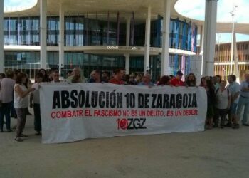 Absuelto el primero de «los 10 de Zaragoza»