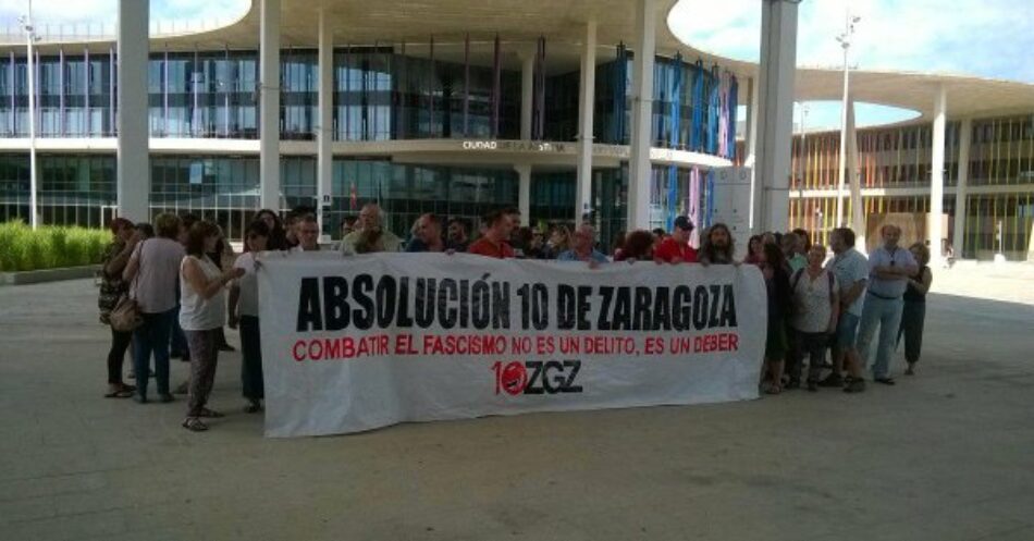 Absuelto el primero de «los 10 de Zaragoza»