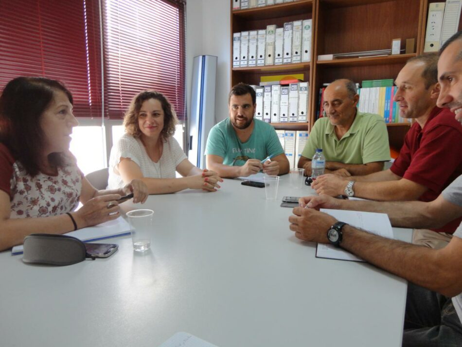 Podemos Andalucía visita a la nueva ejecutiva provincial de COAG en Málaga