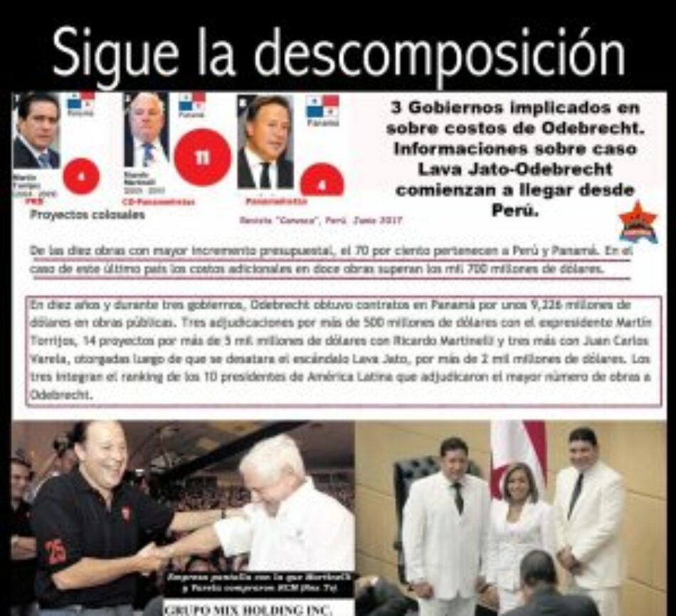 Panamá. Sigue la descomposición