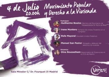 Acto: ‘Movimiento Popular y Derecho a la Vivienda’
