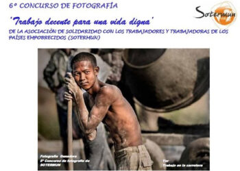 «Trabajo decente para una vida digna»: concurso de fotografía