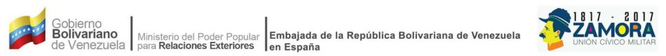 La Embajada de la República Bolivariana de Venezuela en España celebra el civismo y la masiva participación del pueblo venezolano en el simulacro de las elecciones del 30 de julio