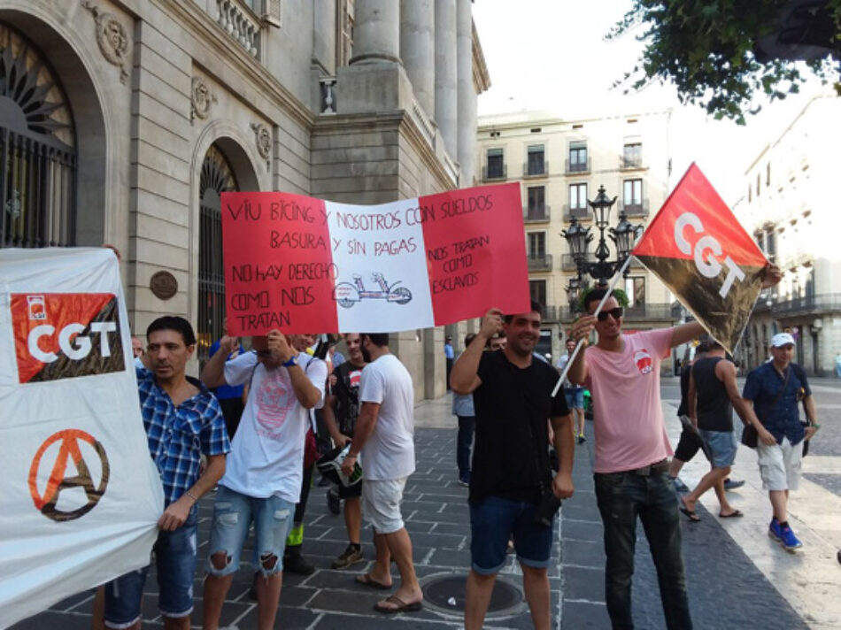 CGT: «100% de seguimiento en el Bicing de Barcelona»