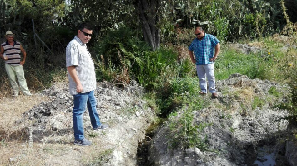 IU Jerez denuncia la dejadez continuada de Aqualia y del Gobierno Local para reparar filtraciones de agua en Cuartillos