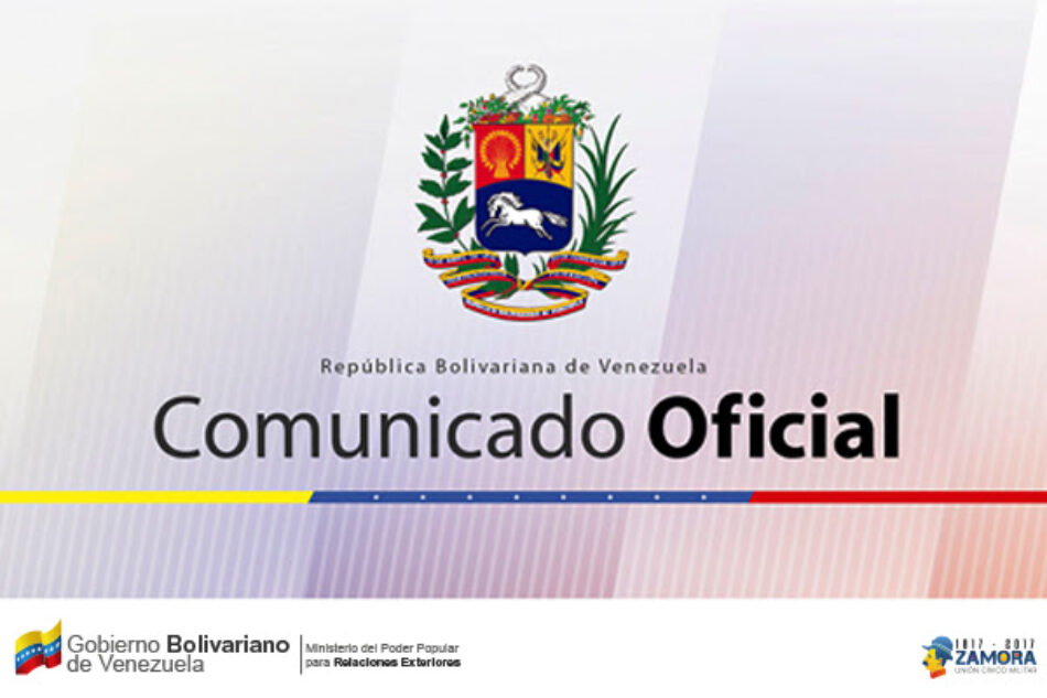 Comunicado oficial de la Fuerza Armada Nacional Bolivariana