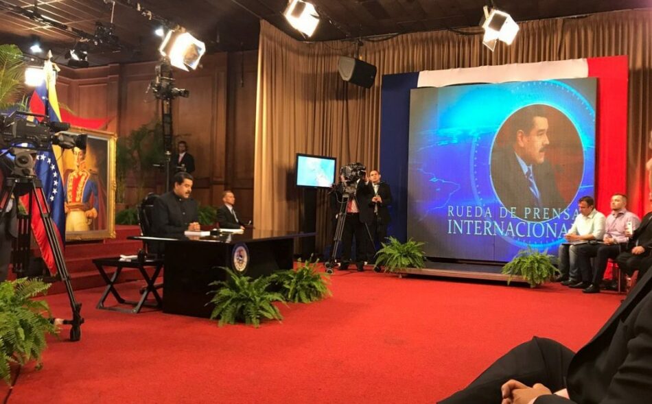 Síntexis de los lineamientos presidenciales emitidos durante el encuentro del presidente Nicolás Maduro con medios internacionales