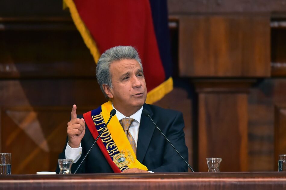 Lenín Moreno asegura que combatirá corrupción en Ecuador