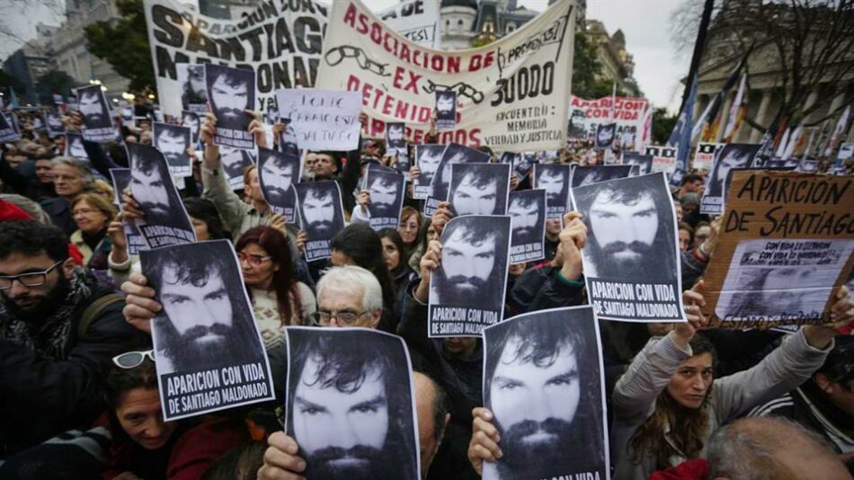 Video revela represión en lugar donde desapareció Santiago Maldonado