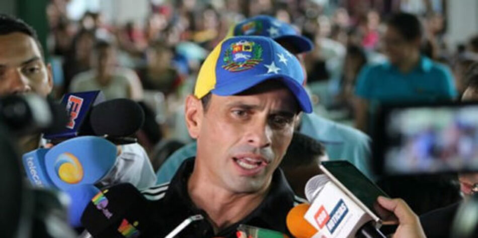 Vinculan al opositor venezolano Capriles con Odebrecht