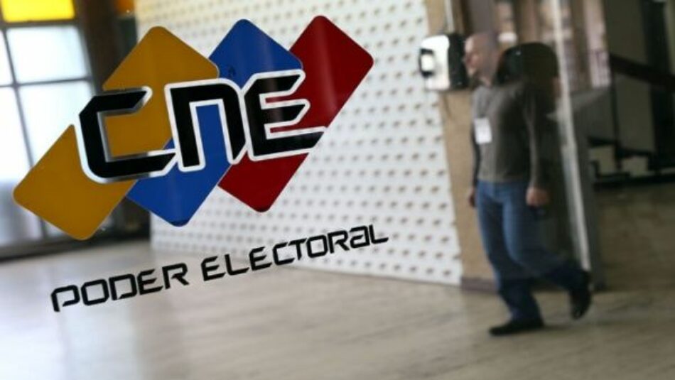 CNE venezolano anuncia inscripción de candidaturas para comicios regionales
