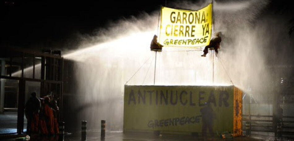 Greenpeace celebra el cierre definitivo de Garoña