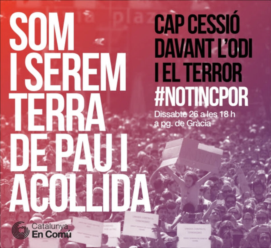 Manifestació #NoTincPor