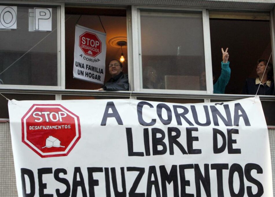 Esquerda Unida denuncia que o aumento das execucións hipotecarias amosa que a recuperación económica non chega ao peto das galegas e galegos