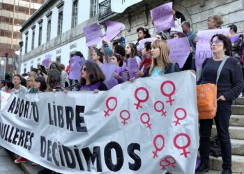 Concentración en defensa do dereito ao aborto