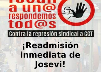 CGT convoca una concentración ante Grupo Daorje para protestar contra la represión sindical